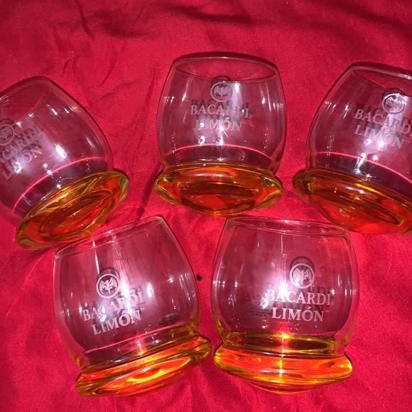 Bacardi Limón Roly Poly Glass Set - Picture 1 of 10